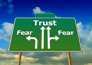 (Image: Choose trust over fear)